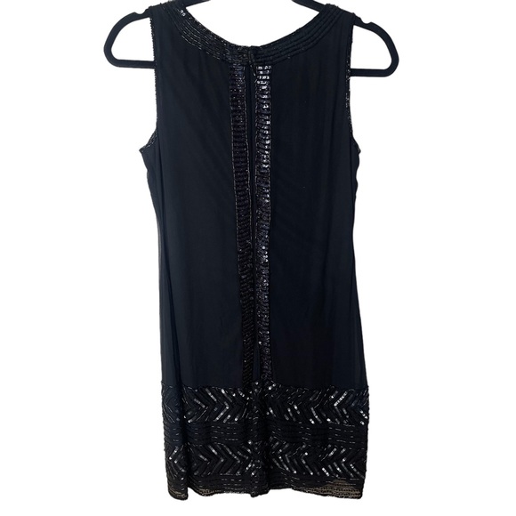Adrianna Papell Silk Beaded Cocktail Dress size 2 - Picture 5 of 5